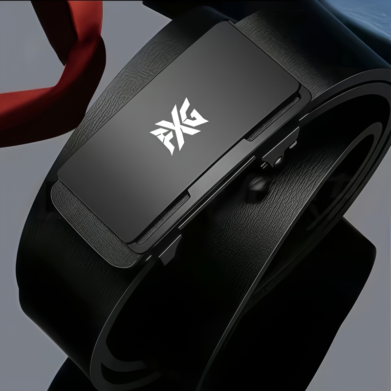 TEMU Ceinture pour homme PXG, de boucle automatique, réglage facile, confortable à , convient pour une tenue décontractée quotidienne et les voyages,