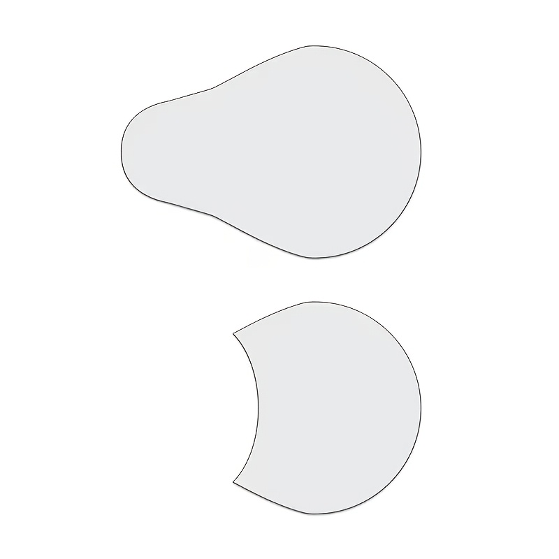 2pcs Transparent Pet Mini Coin Purse Templates Suitable For Handbag Crafters, Sturdy Sewing Coin Wallets With Pet Plastic Sheets, For Coin Holders, Crafts, Wallet Making And Gift