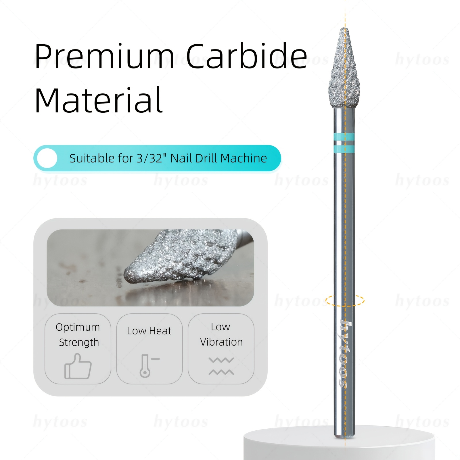 Tungsten Carbide Diamond Nail Drill Bit for Trimming