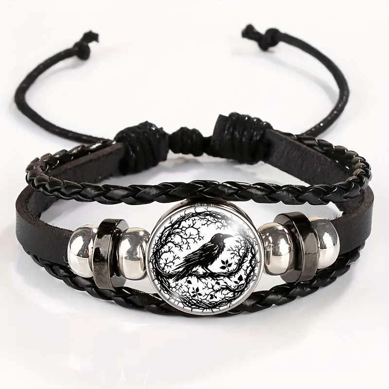 TEMU Adjustable Vintage Branch Pendant Bracelet- Fashionable Wristband, Suitable Teen Casual Outfits As A