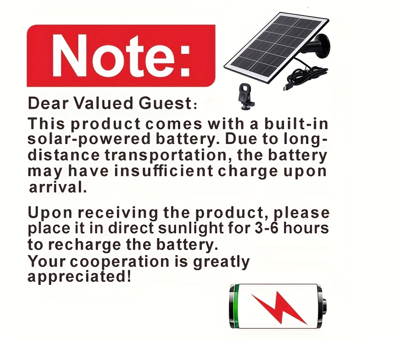 5w solar panel with 5200mah built-in battery - portable solar charging station, usb-c/usb-a fast charging, 5v outdoor power bank for security cameras, doorbells, lights, phones, fans, emergency backup power - compact & lightweight design with 360° mounting, compatible with micro usb/type- , ideal for camping, hiking, and emergency use, solar-powered with voltage regulator icc Product details 0