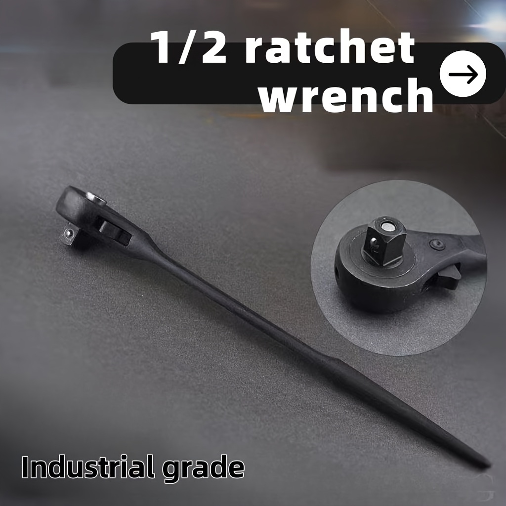 

Heavy-duty Ratchet Wrench - 1/2" Quick Pointed Tail, Dual-, Adjustable & Screwdriver Tasks