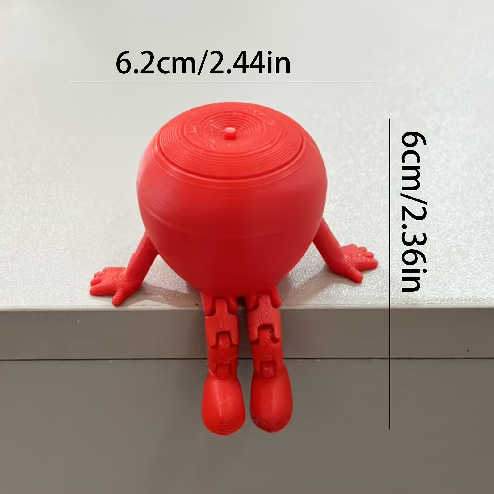 1pc 3d printed   ring box movable joint figurine creative storage box for engagement rings small jewelry box for desktop decoration storage box for proposal and engagement rings