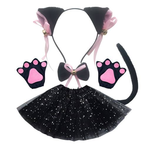 cat ear headband halloween thanksgiving christmas carnival easter christmas carnival cute anime costume set