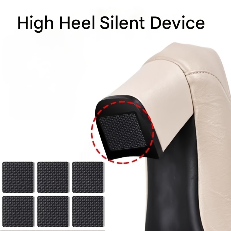 TEMU High Heel Silencing Pads, Suitable For High Heels And Boots To Reduce Sole Noise, High Heel Silencing Tool, Boot Silencing Pads, Sole And Heel