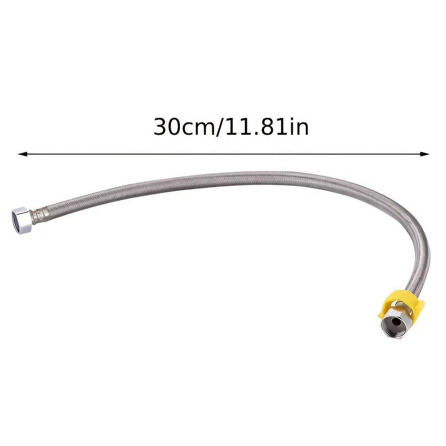 304 Stainless Steel Braided Inlet Hose For Household Toilet, Water Heater, High Pressure, Quarter Metal Pipe, Water Pipe