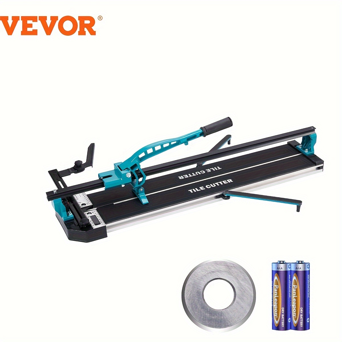 

Vevor Manual Tile Cutter, 48 Inch, Porcelain Ceramic Tile Cutter With Carbide , Infrared Positioning, Feet, Rails For Professional Installers Or Beginners