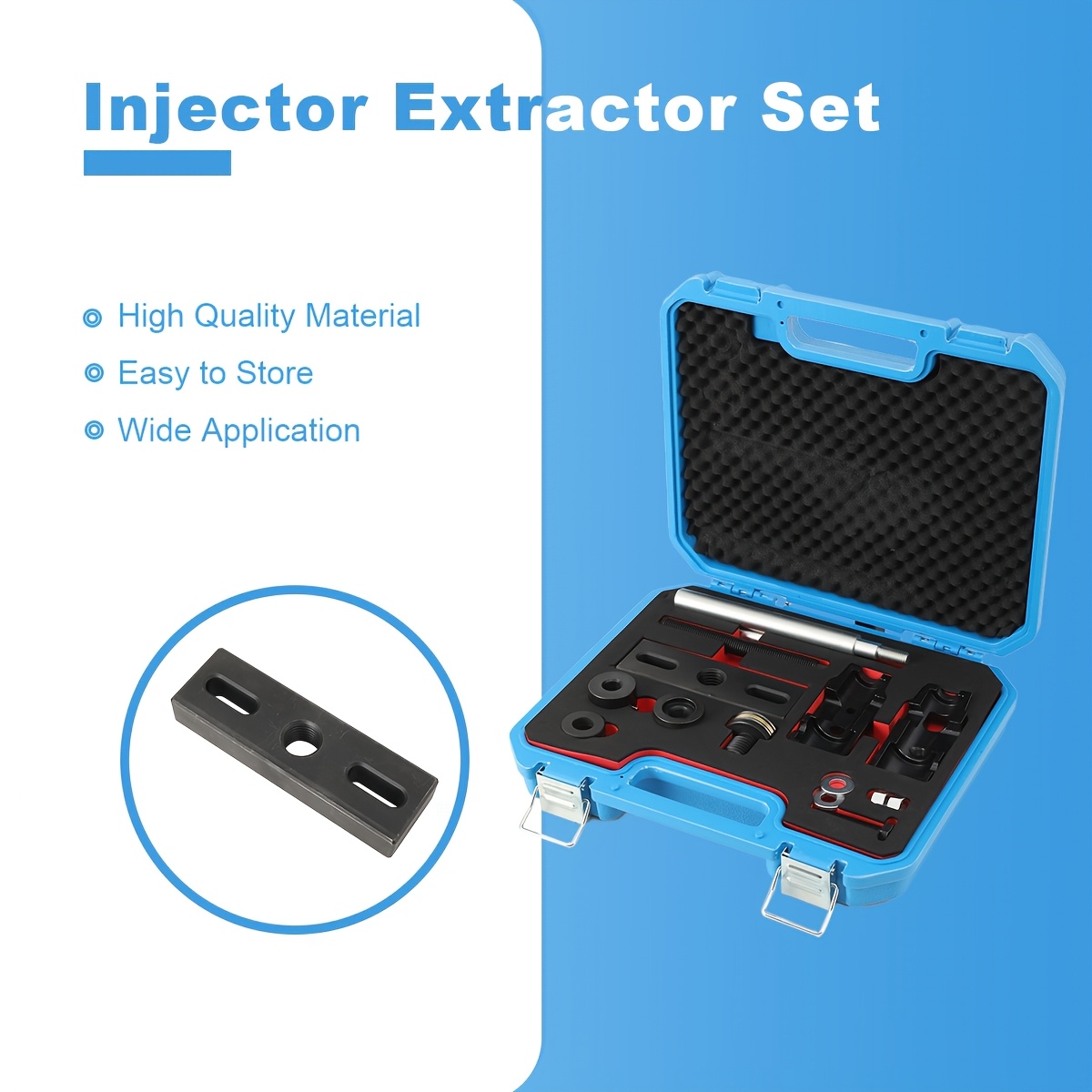 Image of Injector Extractor Set, Injector Puller Remover Injector Extractor Tool Set For 2.0 For Extracting Injectors In 1pc, Allowing Them To Be Refitted, Equivalent To Oem 303-1706