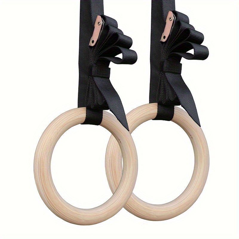 

Premium Wooden Pull-up Rings For Adults - & Training Gear,