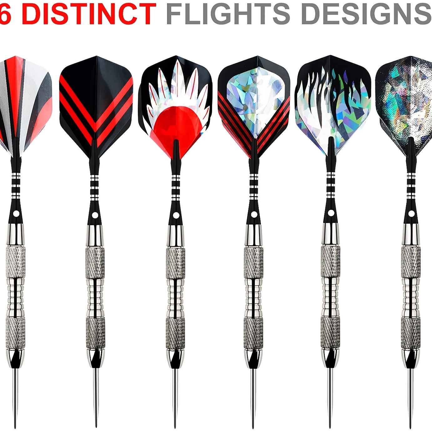 Professional 12pcs Dart Set with Hard Tip Tungsten Darts