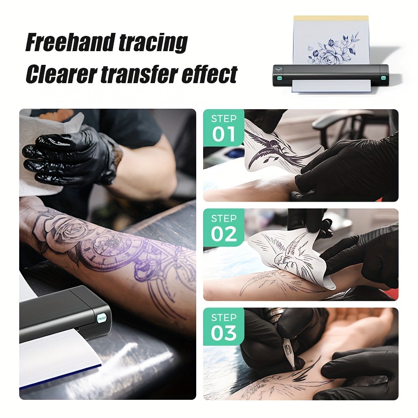 Impresora Portátil Mano Inyección Tinta/impresora Tatuajes - Temu