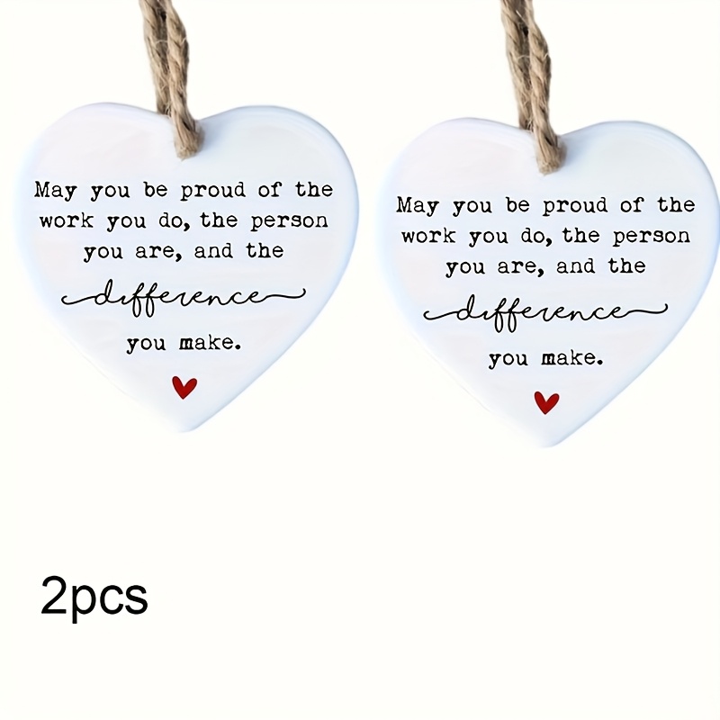 2d Flat, 1pc/2pcs, Of The Work , The Person You Are, And You Make, Thank You Gift, Happy Retirement, Gift For Colleague, Gift For Team And Employees