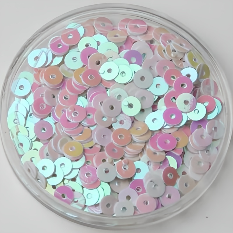 1000pcs 5mm Flat Round Sequins Nail Glitter for DIY Embellishments