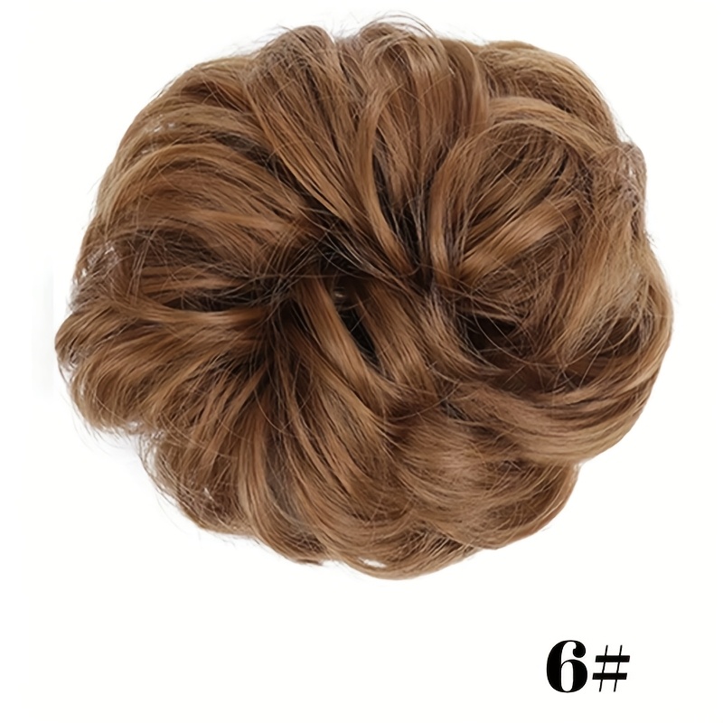 TEMU Posticcio sintetico multicolore ondulato e a tutti i tipi e tonalit� di capelli - Estensione per a spessa con elastomero/fascia , volume