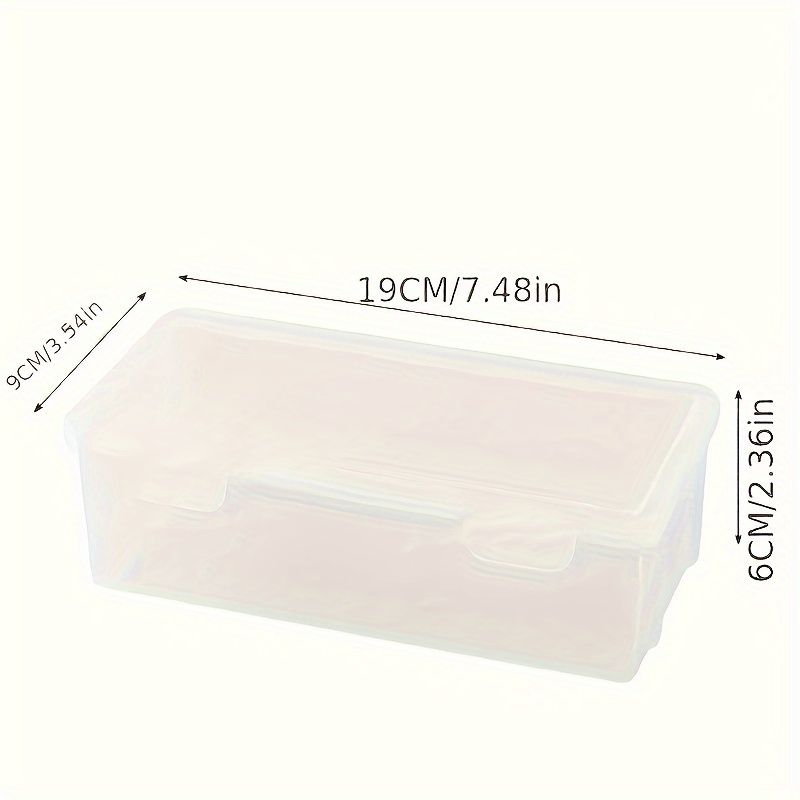 3 pack large capacity transparent plastic storage containers stackable sealed   kitchen organizer for fruits vegetables meat with lids refrigerator storage boxes home kitchen supplies details 6