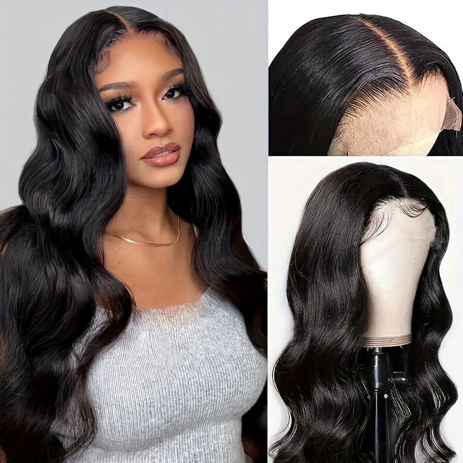 180 Density 5 5 Lace Front Human Hair Wig Glueless Wigs Human Hair 5x5 HD Lace Closure Wigs Human Hair Body Wave With Elastic Band 12A 5x5 Closure Wig Pre Cut Wig For Beginners Wig Pre Plucked