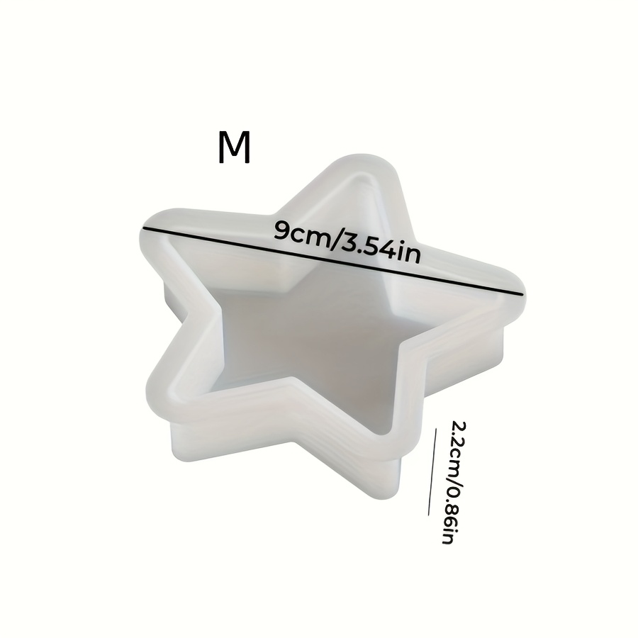 E-shop DIY Kristall Epoxidharz Kerzen Gips Displayständer Silikonform (Groß, Mittel, )