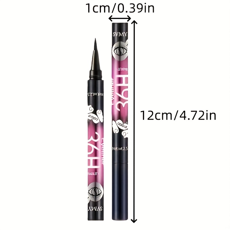 Ultra-Fine Tip Waterproof Liquid Eyeliner Pen, Smudge-Proof