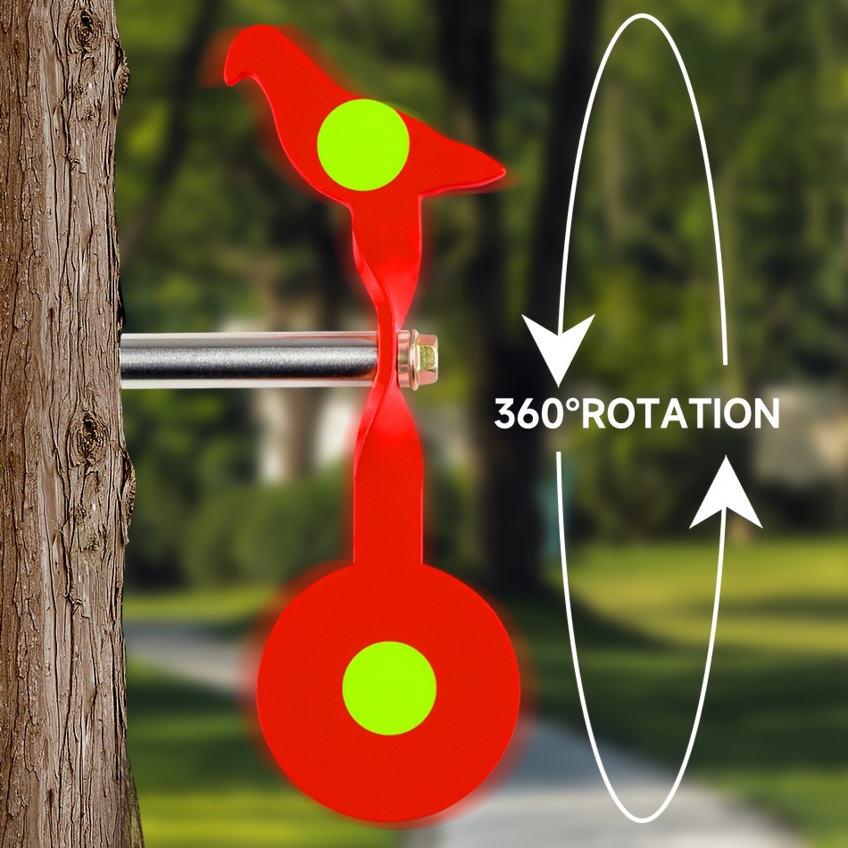 Portable Rotating Target with Animal Pattern for Shooting Practice