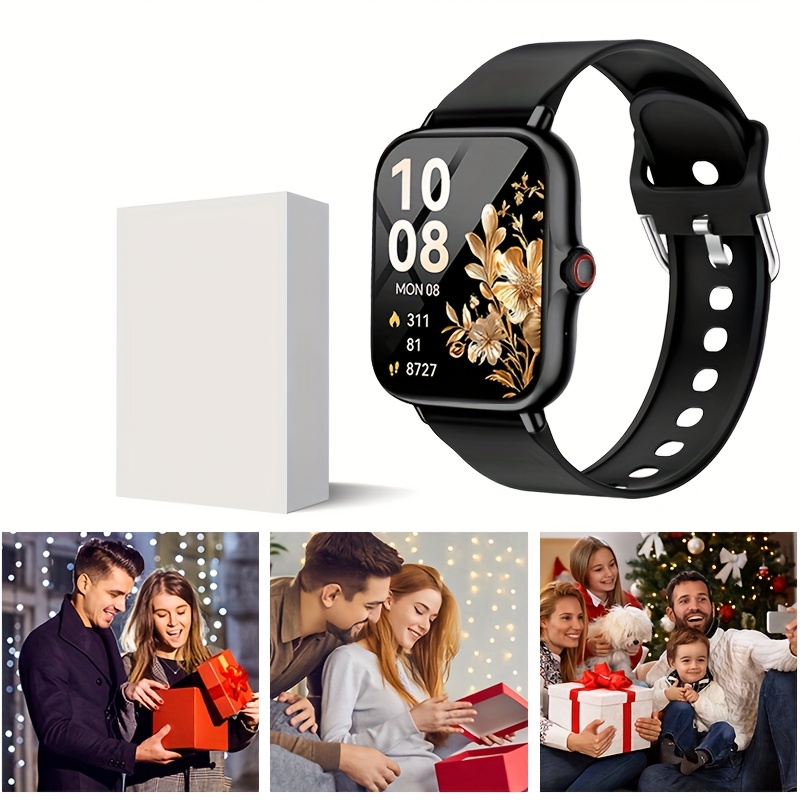 Fully Touchscreen Smartwatches for Men And Women, Featuring Wireless Wireless Calling And Answering, Step Counting, Compatible with Android And Ios Smartphones, Available in Multiple Color Options, Perfect As a Holiday Gift for Men, Women, Couples
