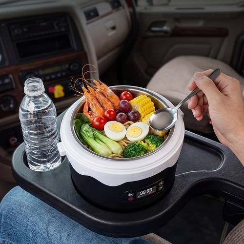 wkr thermal food container electronic portable thermal food container of heating and keeping warm 8000mah battery food container and food bag suitable for vehicle use office use and household use