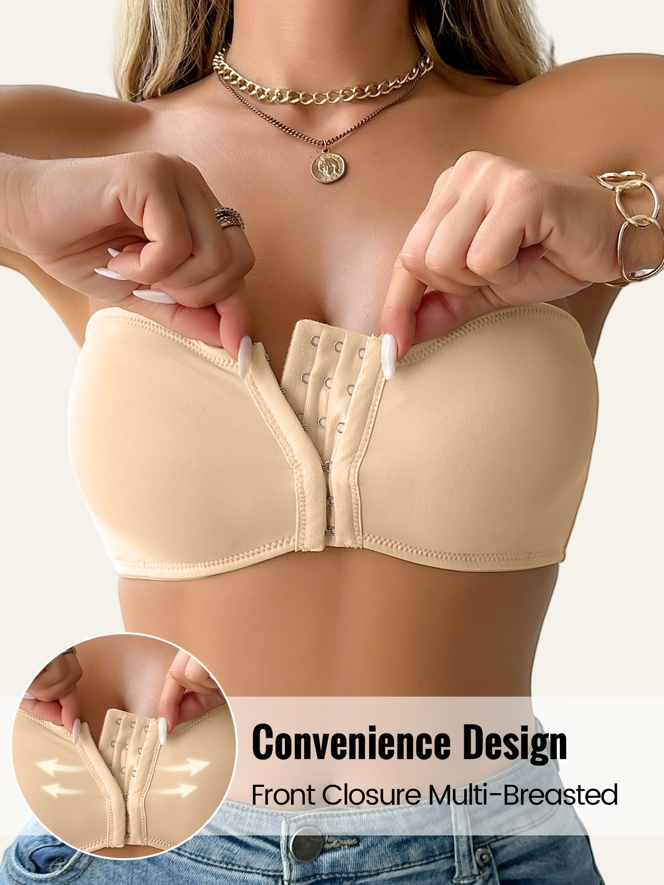 single pack womens elegant wrap top wire free with removable pads front closure for   suitable for   and  