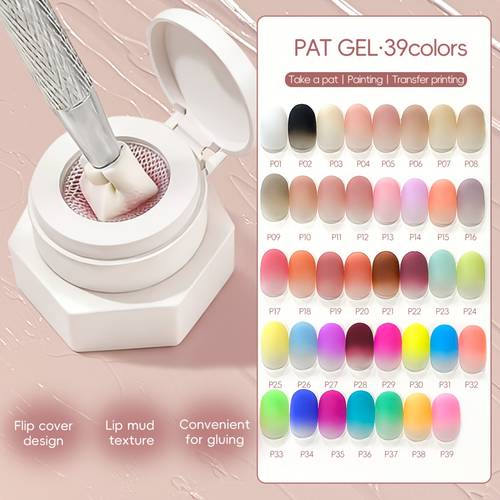 39-farben air cushion patting gel - langanhaltendes hartgel- für gradient nagelkunst, professioneller salon