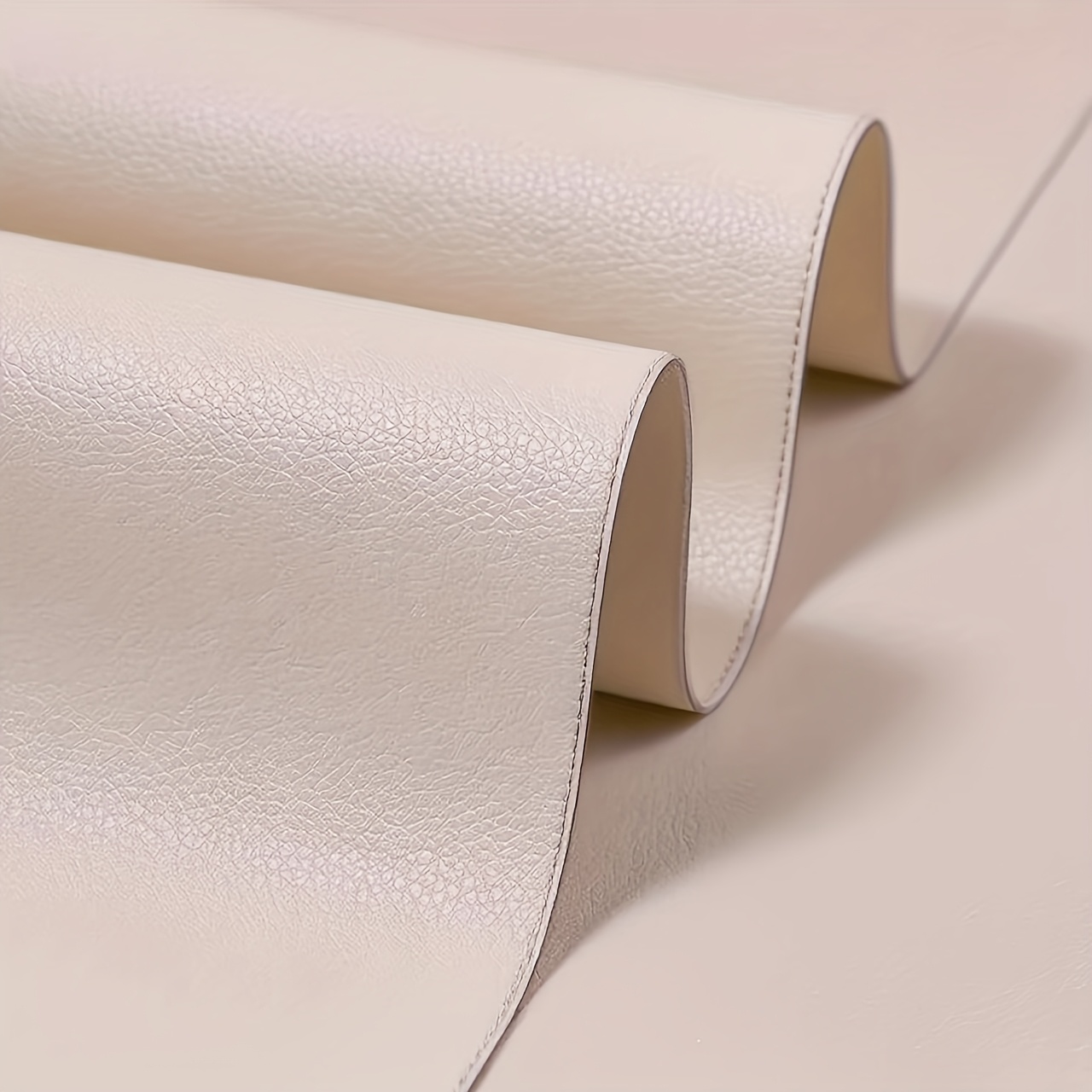 Image of Extra Large Roll 60x300cm Self Adhesive Faux Leather - Furniture Cabinet Door Tabletop Wall Decor Protective Vinyl Wrap | Waterproof Wear-resistant Faux Leather