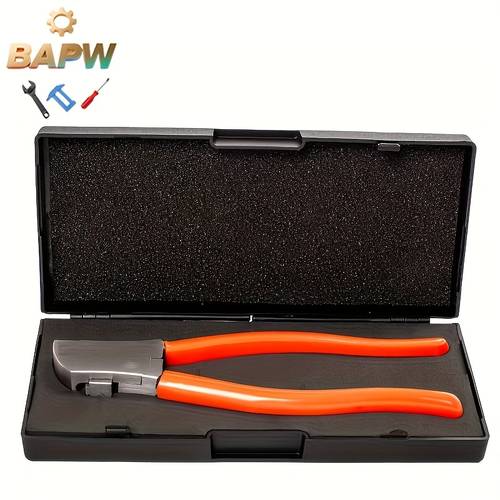 bapw heavy duty locking pliers adjustable ergonomic orange handle for precision cutting and repair tools locking pliers equipment tool design durable construction