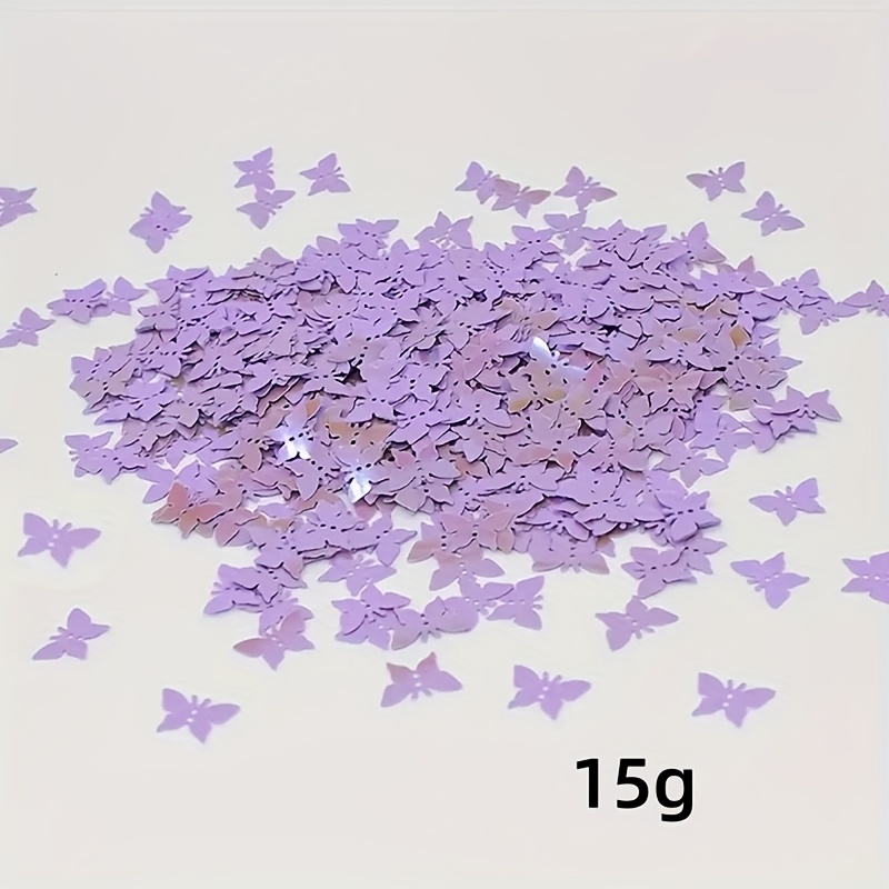 15g 30g Confetti - Summer Party - Bachelorette Party - Theme Party - Universal Confetti - Purple Laser Sequins - Small - Desktop Scattering Decoration Supplies,for Halloween,christmas