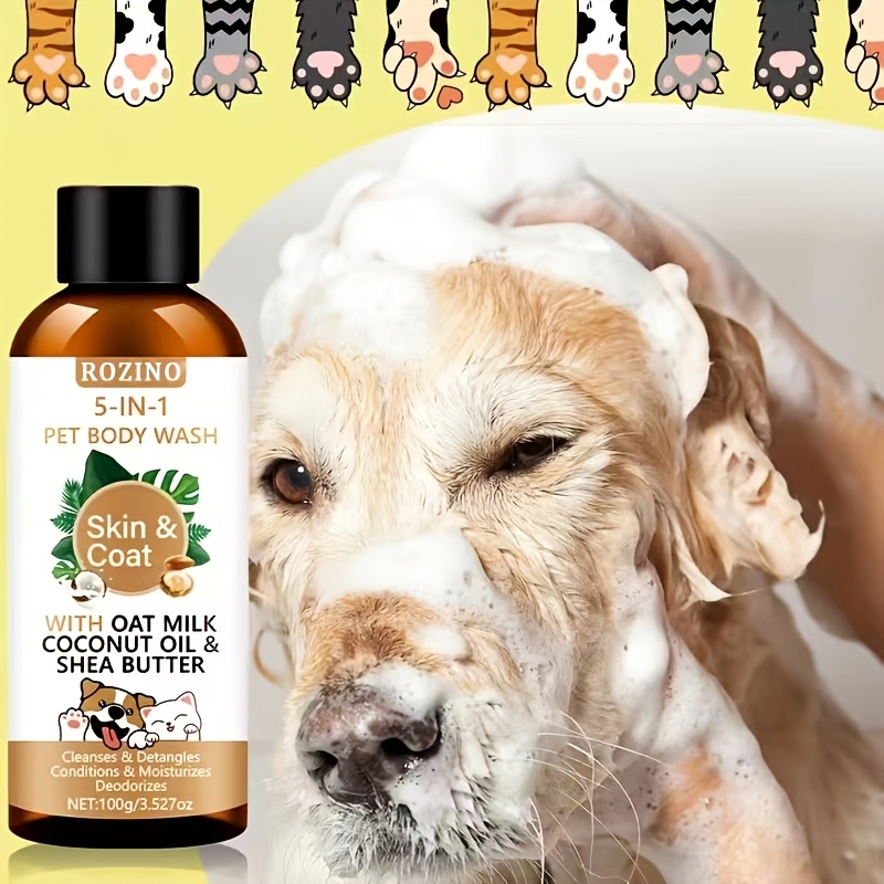 TEMU Rozino Cat And Dog Smooth Shampoo – Instant Smoothing, Odor , Deep Clean, Pets' Fur Smooth For Up To 48h. Pet Owners