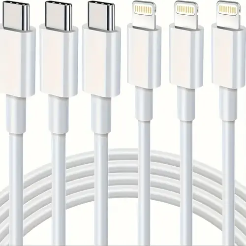 3pcs 3 3ft type c to lightning cable for fast charging iphone 14 11 pro max xr xs x 8 7 6 plus se mini