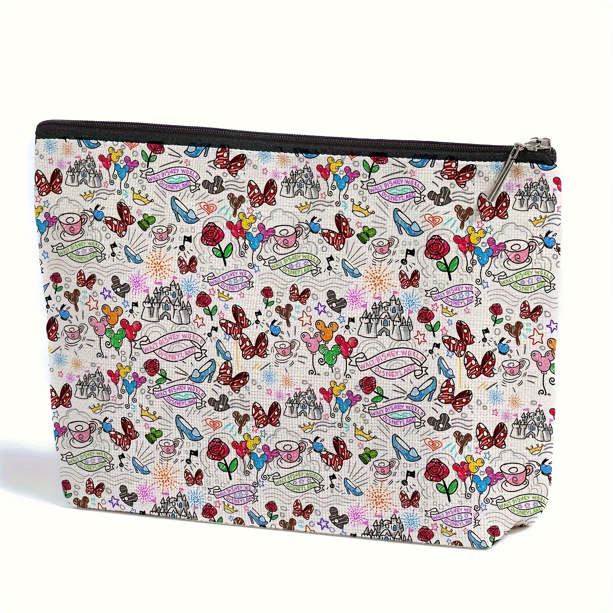 

Mouse-themed Makeup Bag - Perfect Gift For Cartoon Lovers, Women, And Animal Enthusiasts - Ideal For Graduation, Day, Birthdays - Linen, Unscented,