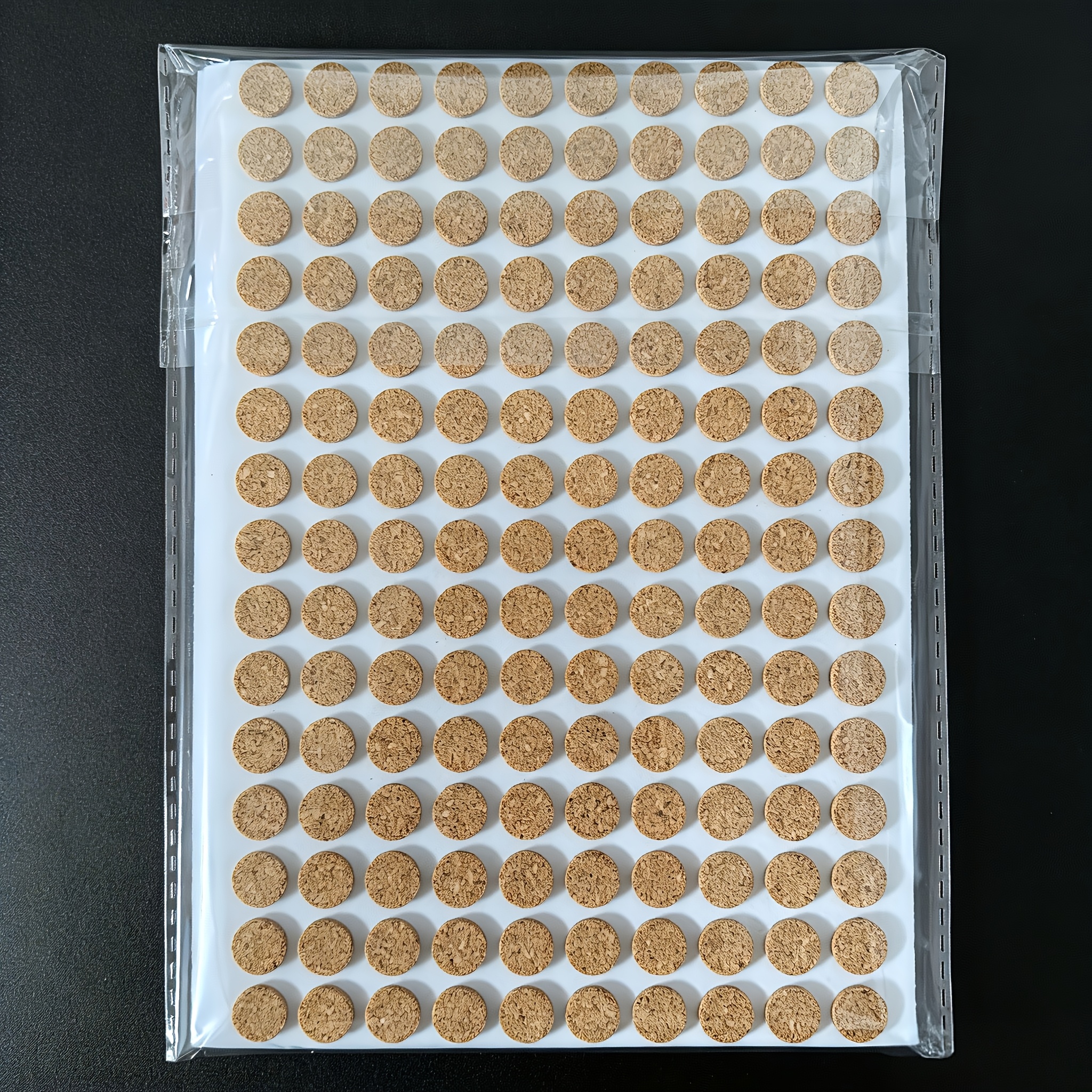 400pcs Self-adhesive Cork Pads - Anti-slip, Wear-resistant, Noise Reduction, Hardware Anti-collision Pads, Suitable For Home, Office, Cabinet Drawers, Base Anti-slip