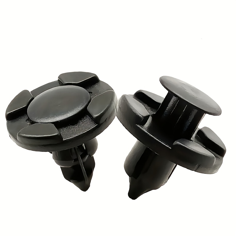 TEMU 22pcs Black Automotive Plastic Fasteners Universal Mudguard Buckles, Suitable For All Vehicle Models