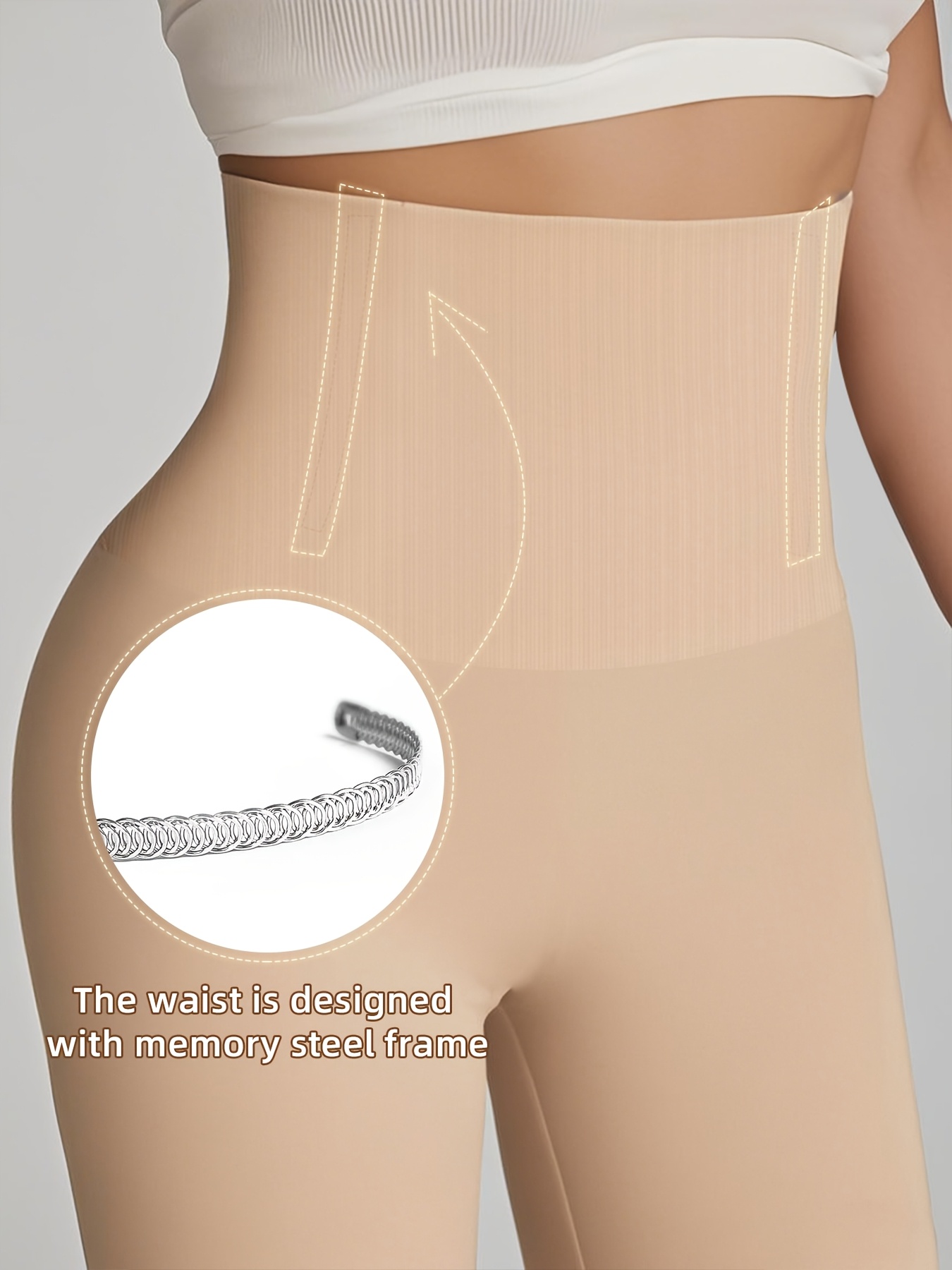 1pc Women'S High-Waist Tummy Control Yoga Shorts - Black, Slimming & Butt Lifting, Non-Transparent, with Pulsator and Tummy Control, Comfortable Breathable Nylon/Spandex, Hand Washable - Ideal for Workouts and Daily Wear