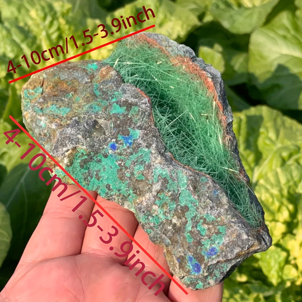 1個 青銅鉱石標本 緑色のゲオチット 自然の結晶 鉱物展示 レーションや