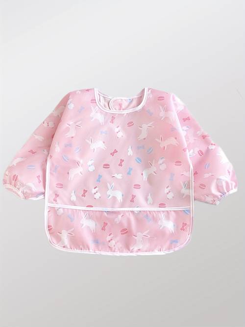 new baby reversible bib infant feeding bib kids bib cartoon painting bib print bib bib