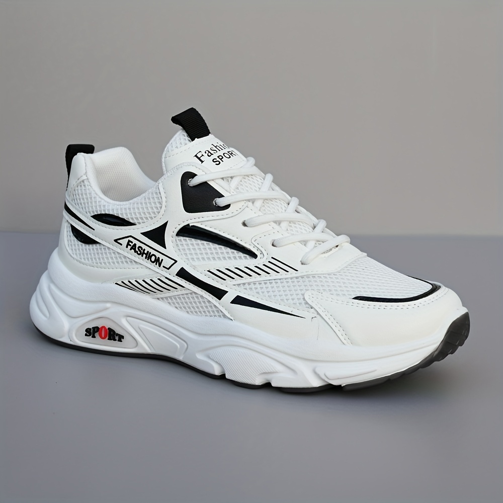 Image of New Breathable Mesh Casual Sneakers, Featuring A Lightweight And Stylish Design With A Non-slip Sole That Provides Traction. Suitable For Daily Wear And Sports As Running Shoes