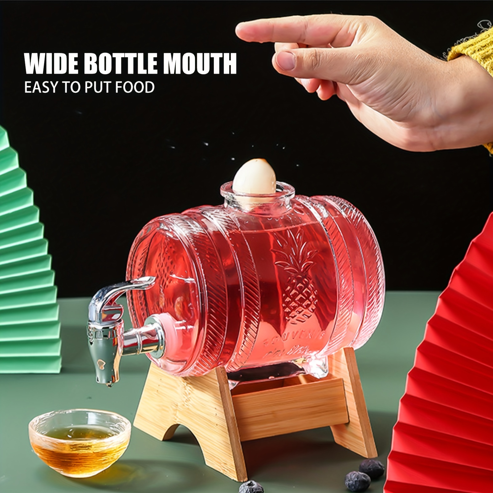 thickened 1000ml abs and stopper for beverages at parties or details 2