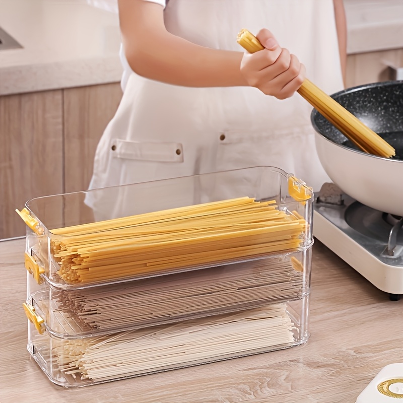 large capacity air tight food storage container   pp plastic for   noodles more ideal for kitchen organization with lid Product details 0