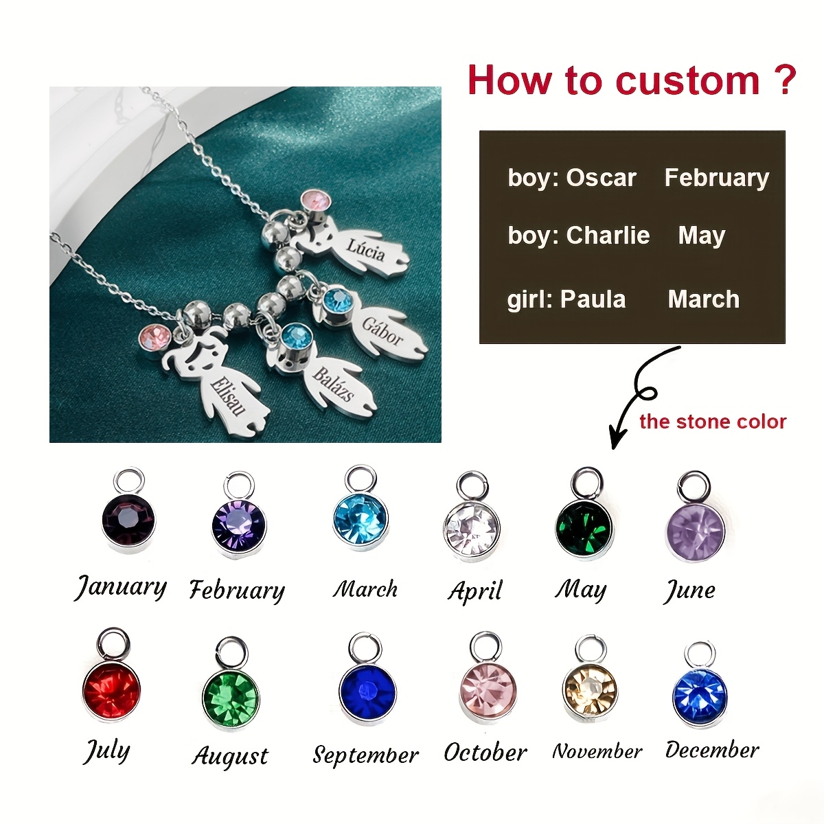 Personalized Engraved Name Necklace for Women