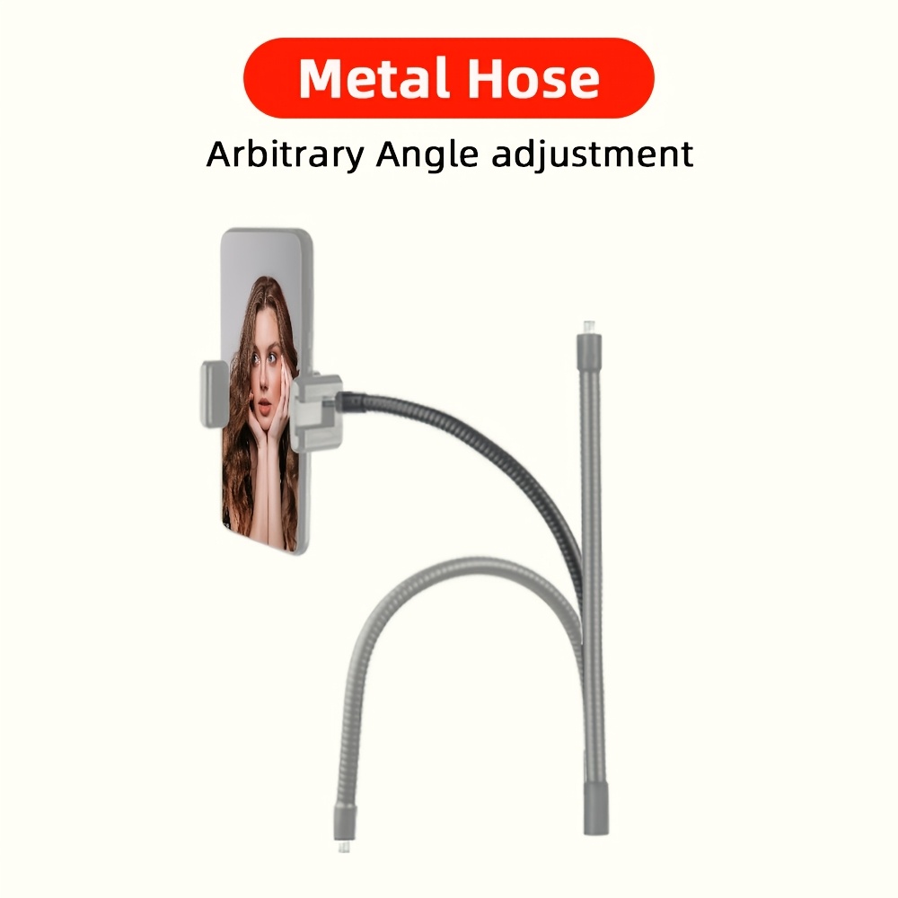 TEMU Soporte de manguera de metal flexible con cuello de de 35.0 cm de , para proyectos de bricolaje, equipos de audio y extensión de brazo de