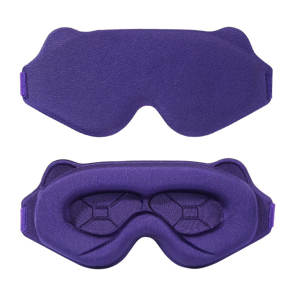 TEMU New 3d Stereoscopic Shading Sleeping Eye Mask Breathable Non-pressing Eyes Men Women Students Afternoon Nap Sleeping Eye Mask