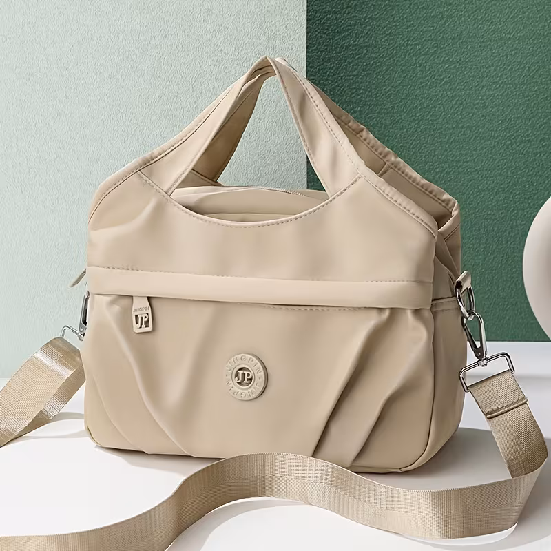 women top handle bag 2026 new lightweight nylon tote bag for women large capacity machine washable 3 in 1 crossbody handbag shoulder bag mom backpack purse with pockets for travel work daily 4