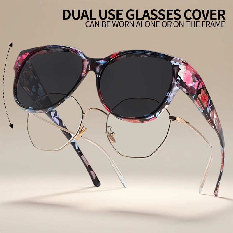 oversized vintage glasses fit over fashion glasses for men and women driving perfect daily wear photo props and gift for birthday valentines day christmas