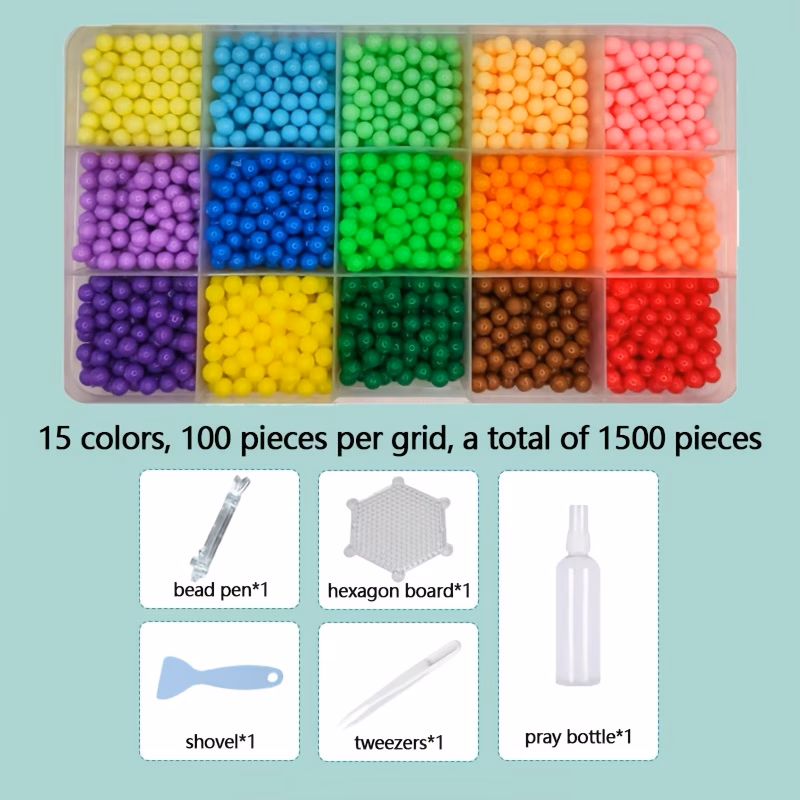 Jewelry Making Kits 15 Grids of 1500 Water Magic B...