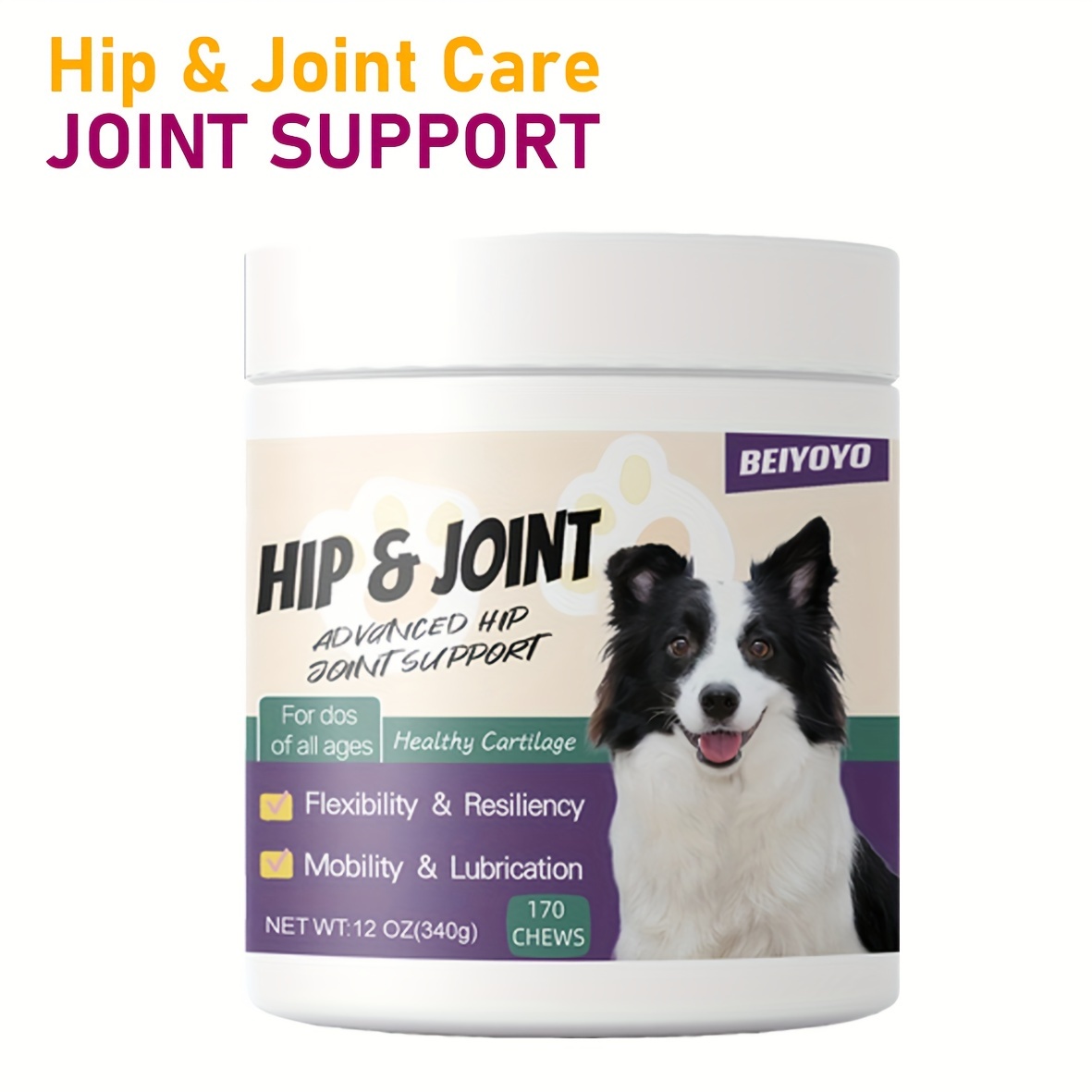 

Supplement For Dogs - With Glucosamine, Chondroitin, Msm, And -3's, 170