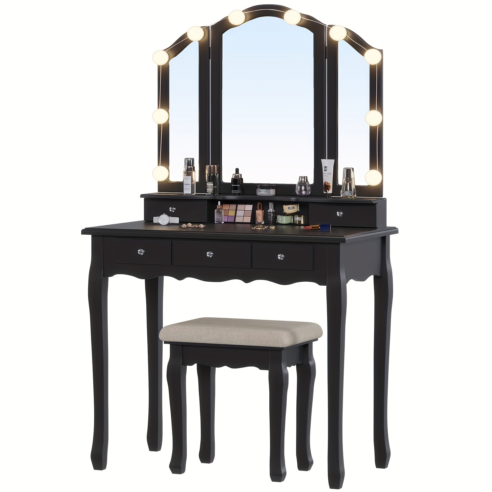 dolce gabbana lace dress black Newly Designed Smart Mirror Dressing Table With Drawers And Storage Ca