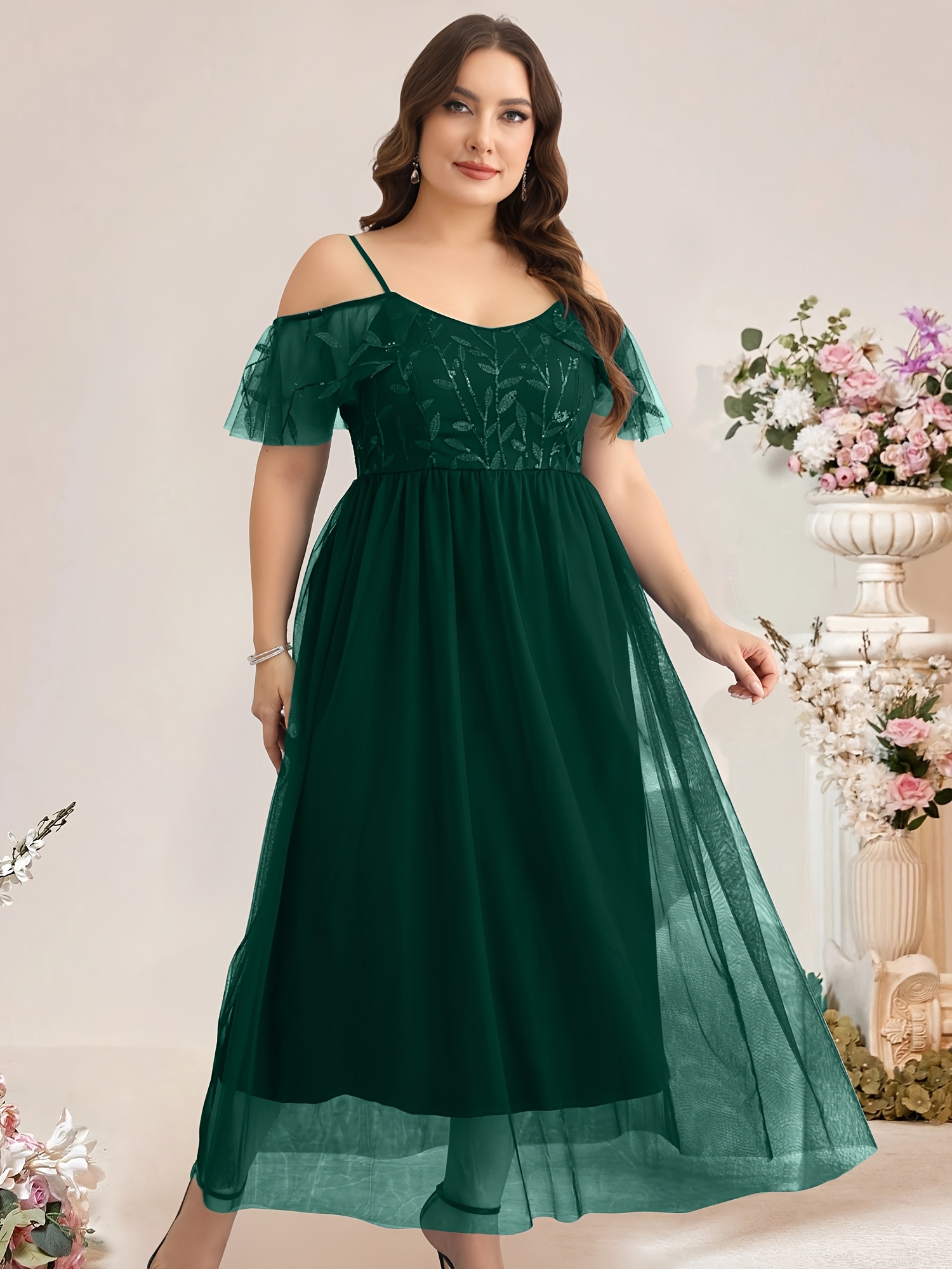 chinese dress ladies Berylove Women Princess White Long Wedding Dress with Appliques Lace Off The Shoulder Tulle Bridal Dress, White / Custom main image 0